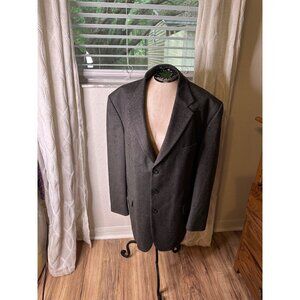 Stafford Mens Wool & Cashmere Blend Suit Jacket  blazer business attire formal